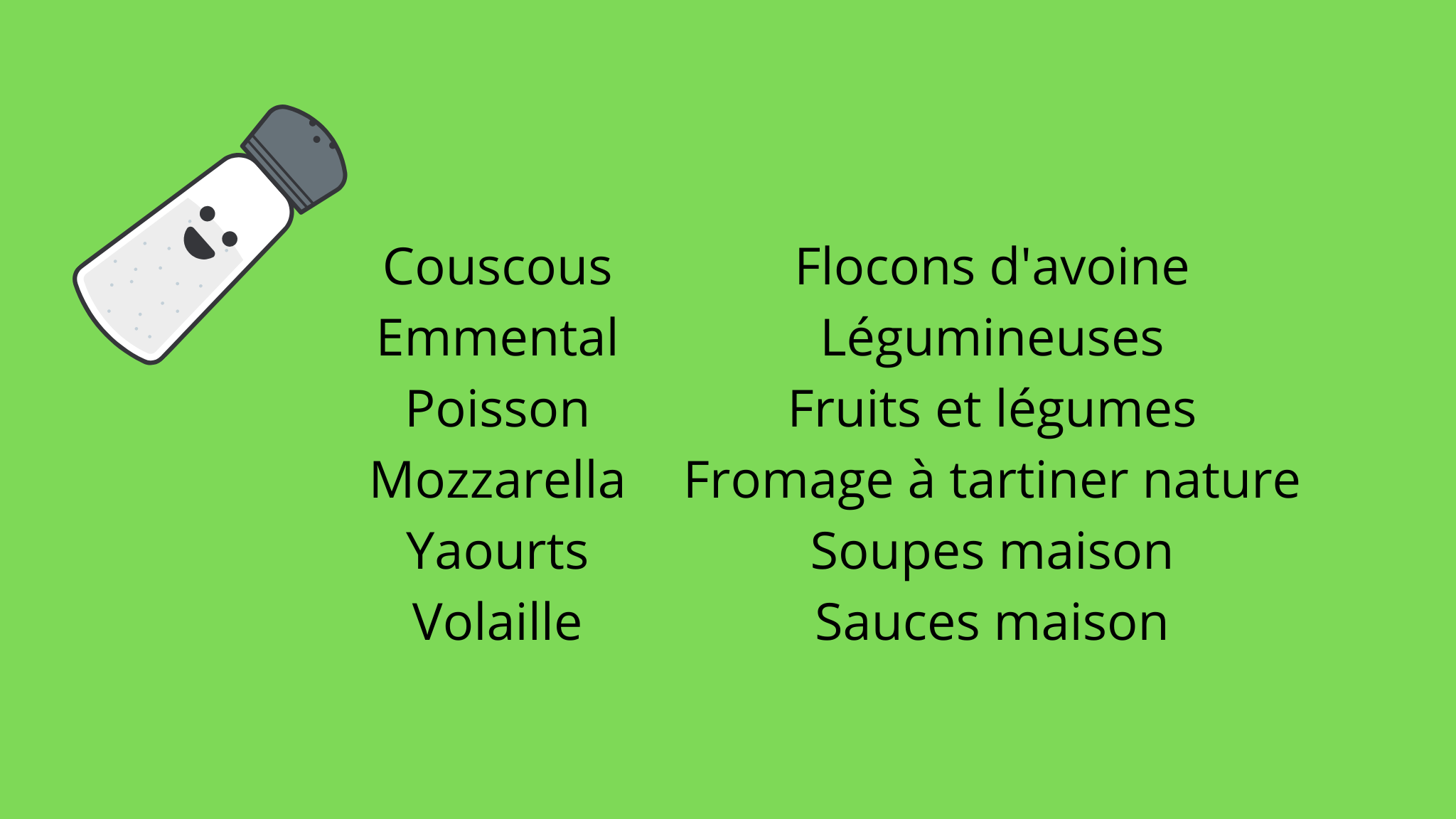 pauvre en sel
