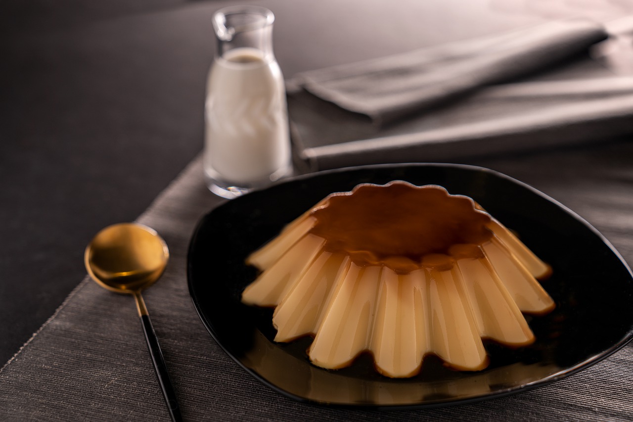 flan au caramel sans lactose