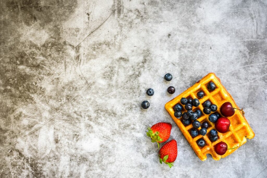 Gaufres sans gluten fourrés aux fruits rouges - recettes-pour-tous.com