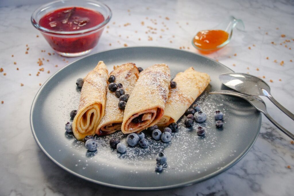 Recettes-pour-tous.com-Crêpes sans gluten myrtilles