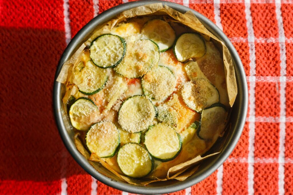 Recettes-pour-tous.com-recette de lasagnes végétariennes aux courgettes