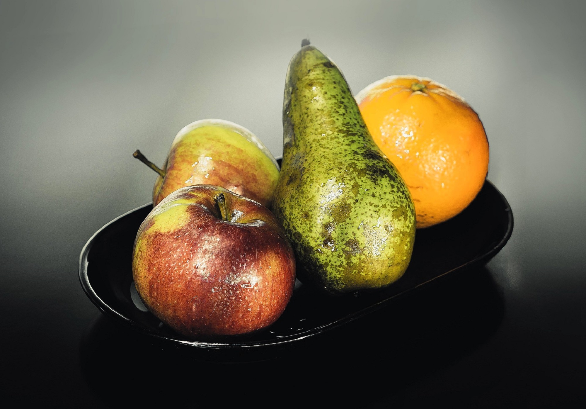 Compote de pommes et poires à la vanille