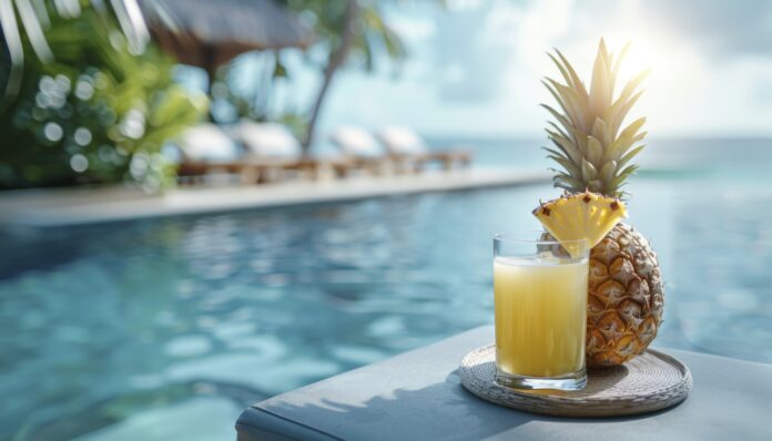 Cocktails et piscine