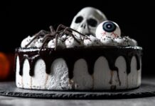 Le gâteau Halloween délicieusement monstrueux gâteau Halloween
