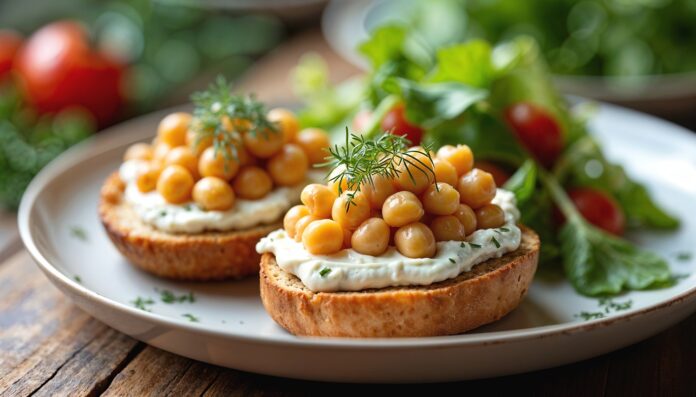 recettes-pour-tous_Les tartinades végan, la promesse d’un apéro qui ouvre l’appétit_delicious-bagel-with-vegetables tartinades végan