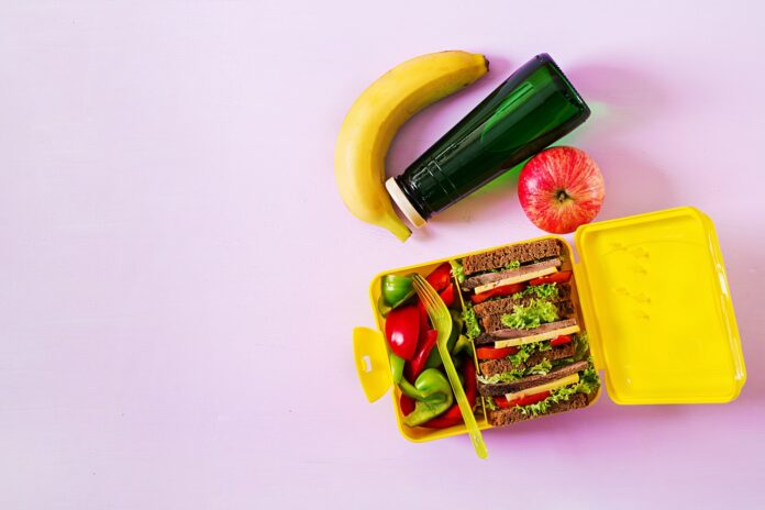 recettes-pour-tous_Lunch box de la rentrée-les astuces pour qu'elle ne devienne pas triste_healthy-school-lunch-box-with-beef-sandwich lunch box rentrée